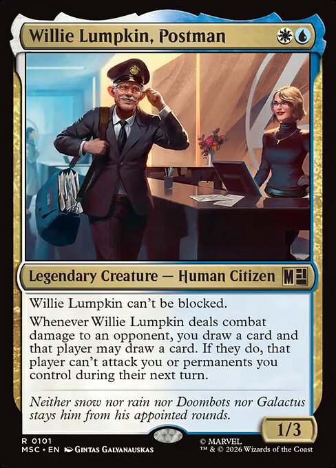 Willie Lumpkin, Postman